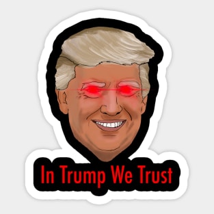Donald Trump 4th July Sticker